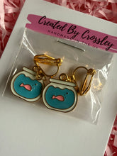 Load image into Gallery viewer, Fishbowl Clip On Earrings
