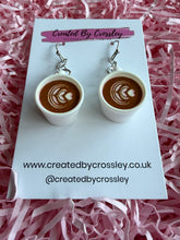 Load image into Gallery viewer, Coffee Cup Charm Earrings
