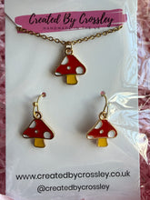 Load image into Gallery viewer, Mushroom Jewellery Set
