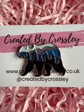 Load image into Gallery viewer, Mountain Forest Bear Pin Badge
