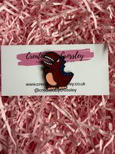 Load image into Gallery viewer, Dinosaur Pin Badge
