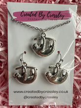 Load image into Gallery viewer, Sloth Jewellery Set
