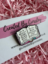Load image into Gallery viewer, Funny Book Pin Badge
