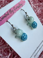 Load image into Gallery viewer, Turtle Charm Earrings
