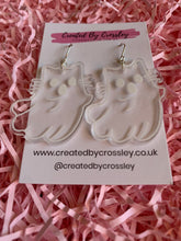 Load image into Gallery viewer, Ghost Cats Charm Earrings
