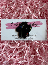 Load image into Gallery viewer, Rockstar Singer Cat Pin Badge
