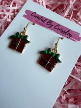 Load image into Gallery viewer, Christmas Present Charm Earrings
