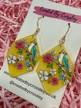 Load image into Gallery viewer, Large Bird Arch Charm Earrings
