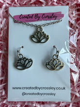 Load image into Gallery viewer, Lotus Jewellery Set
