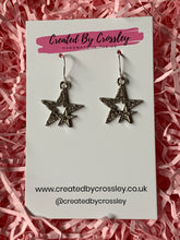 Load image into Gallery viewer, Sparkly Star Charm Earrings
