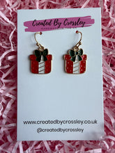 Load image into Gallery viewer, Christmas Present Charm Earrings
