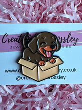 Load image into Gallery viewer, Dachshund Dog Pin Badge
