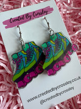 Load image into Gallery viewer, Rollerskate Charm Earrings
