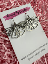 Load image into Gallery viewer, Celestial Moth Charm Earrings
