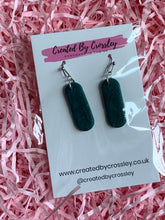 Load image into Gallery viewer, Green Clay Earrings
