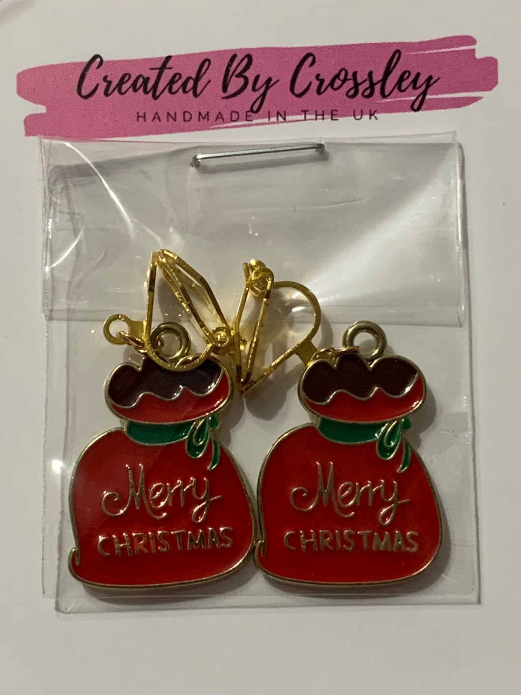 Christmas Clip On Earrings