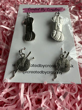 Load image into Gallery viewer, Knitting Earring Duo
