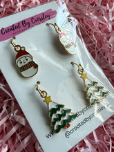 Load image into Gallery viewer, Snow Tree Earring Duo
