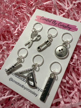 Load image into Gallery viewer, Crafty Tools Charms Stitch Markers Set
