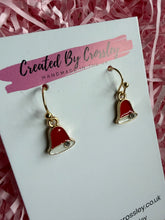 Load image into Gallery viewer, Mini Gem Bells Charm Earrings
