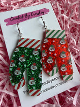 Load image into Gallery viewer, Santa Christmas Trousers Charm Earrings
