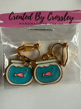 Load image into Gallery viewer, Fishbowl Clip On Earrings
