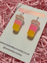 Load image into Gallery viewer, Two Tone Fruit Drink Charm Earrings
