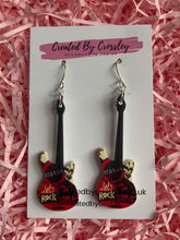 Load image into Gallery viewer, Guitar Charm Earrings
