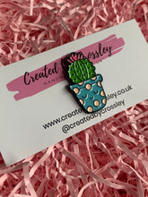 Load image into Gallery viewer, Cactus Plant Pin Badge
