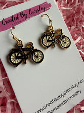 Load image into Gallery viewer, Bicycle Charm Earrings
