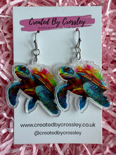 Load image into Gallery viewer, Turtle Charm Earrings
