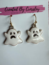 Load image into Gallery viewer, Unhappy Ghost Charm Earrings
