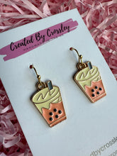 Load image into Gallery viewer, Bubble Tea Charm Earrings
