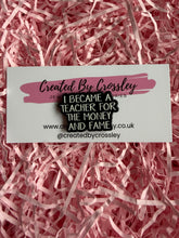 Load image into Gallery viewer, Funny Teacher Pin Badge
