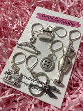 Load image into Gallery viewer, Crafty Sewing Charms Stitch Markers Set
