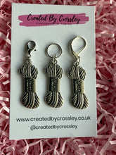 Load image into Gallery viewer, Yarn Charm Clip Charm and Stitch Markers
