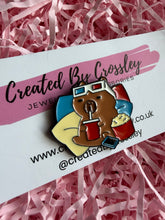 Load image into Gallery viewer, Movie Capybara Pin Badge
