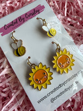Load image into Gallery viewer, Bee Sun Earring Duo
