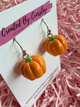 Load image into Gallery viewer, Pumpkin Charm Earrings
