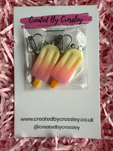 Load image into Gallery viewer, Colour Fade Lolly Clip On Earrings
