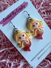 Load image into Gallery viewer, Mermaid Charm Earrings

