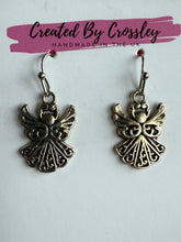 Load image into Gallery viewer, Detailed Angel Charm Earrings
