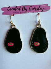 Load image into Gallery viewer, Avocado Charm Earrings
