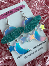 Load image into Gallery viewer, Alien Spaceship Charm Earrings
