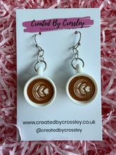 Load image into Gallery viewer, Coffee Cup Charm Earrings

