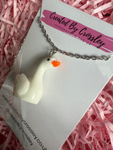 Load image into Gallery viewer, Swan Charm Necklace
