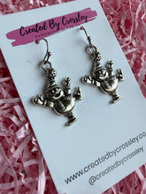 Load image into Gallery viewer, Dancing Snowman Charm Earrings
