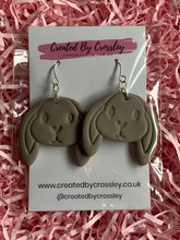 Load image into Gallery viewer, Rabbit Clay Earrings and Necklace
