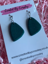 Load image into Gallery viewer, Green Clay Earrings
