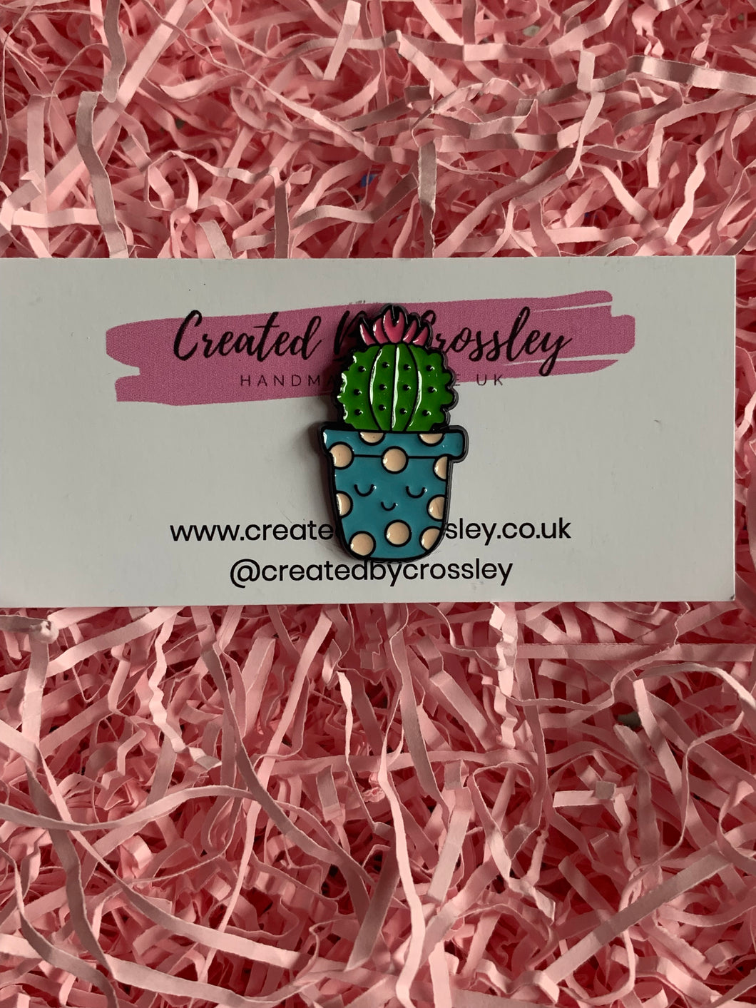 Cactus Plant Pin Badge